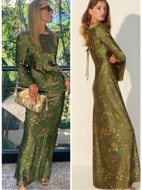 Veronica Beard Dresses & Skirts - VERONICA BEARD Gemma Maxi
Green Floral Dress SZ US 8